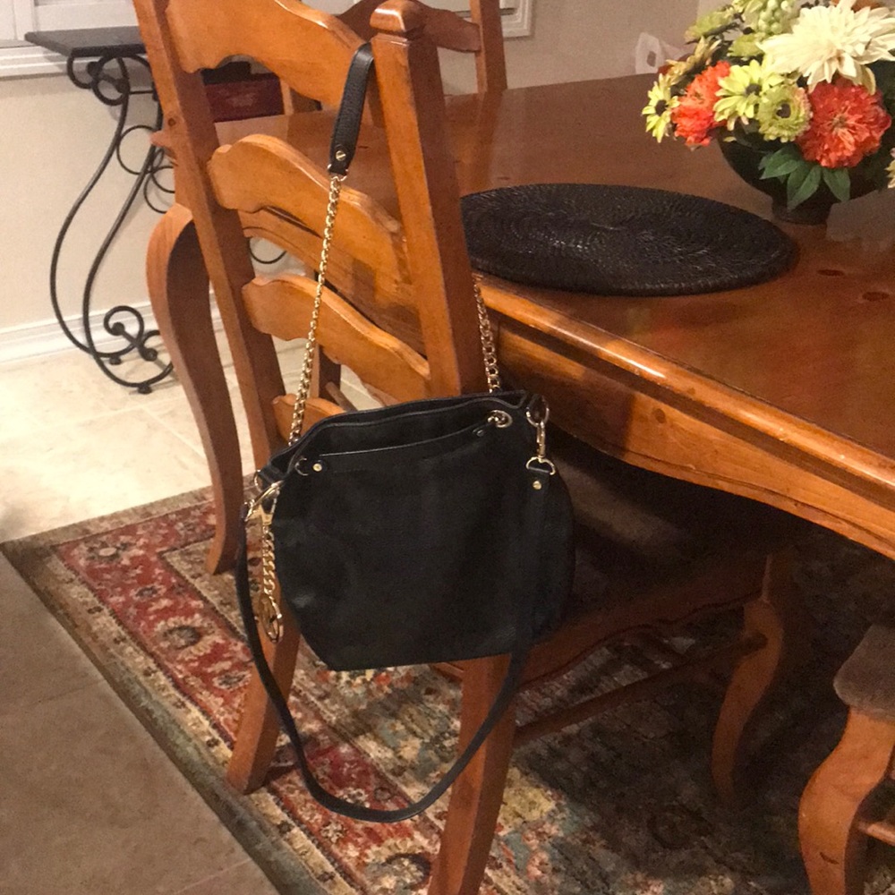 Michael Kors Black Chained Versatile Purse